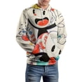 thumbnail image 5 of Cuphead Hoodies for Women Men, Unisex Anime 3D Print Pullover Hooded Sweatshirt with Pocket, Casual Long Sleeve Sweatshirt, 2XL, 5 of 8