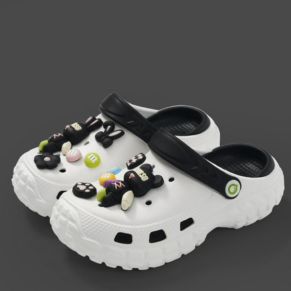 Toddler Kids Garden Clogs Cartoon Boys Girls Slip on Water Shoes Children Beach Pool Slide Sandals Shower Slipper