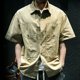 thumbnail image 2 of Camisa de hombre Cargo Camisas sueltas verdes para hombre Moda normal 2024 Venta Asia Cosas baratas con Cómodo I Elegante Algodón Casual, 2 of 5