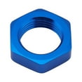 thumbnail image 6 of Straight Aluminum Bulkhead Flare Fitting and Jam Nut, Blue, -8AN, 6 of 8