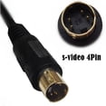 thumbnail image 3 of Gold 4Pin S Video Cable Male to Female Connector for Video Transmission PVC, 3 of 7