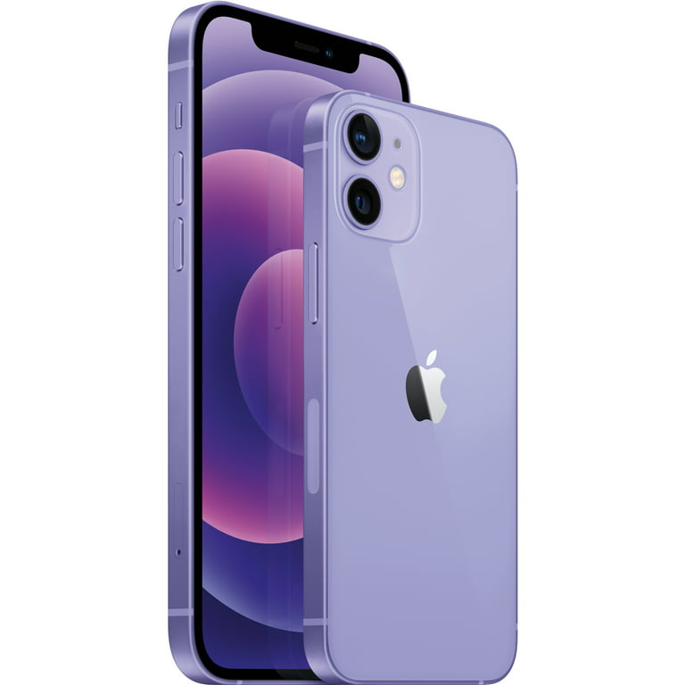 Walmart Family Mobile Apple iPhone 12 5G, 64GB, Purple- Prepaid