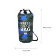 thumbnail image 3 of Naiovety Bolsa de natación impermeable de 15/20L/30L, de saco seco, colores de camuflaje, pesca, canotaje, kayak, almacenamiento, bolsa de Deportes acuáticos Camuflaje Azul 19x55cm Naiovety OD1303-09B, 3 of 6