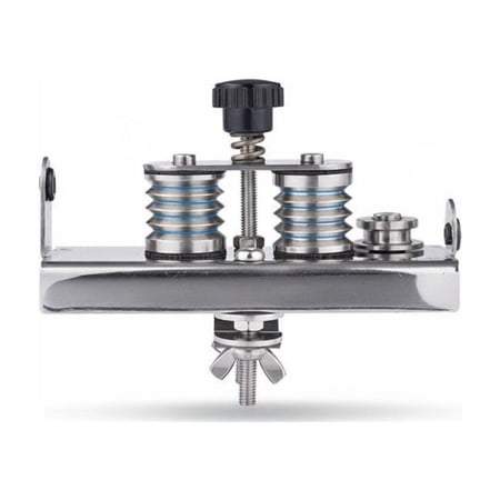 EHJRE Line Tensioner PE Spooling Tool Stainless Steel Drag Smoother Winding 304 Build with Adjustable Damping for Deep Sea Boat Fishing Reels