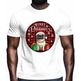 thumbnail image 2 of Camisetas para hombre, camisetas casuales de manga corta con diseño de Papá Noel y perro, camisetas gráficas para adolescentes, niños y hombres., 2 of 8