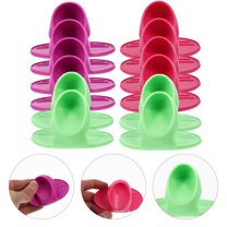 ULTNICE 12Pcs Silicone Pot Holders Heat Resistant Assorted Color for Multi-function Anti-scald Use