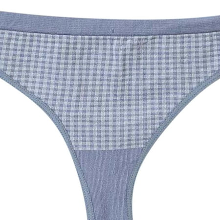 

Quealent Boxer Briefs For Women Panties Ladies Low-Waist Ladies Bow-knot Lace Panties Women s Panties Blue One Size