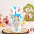 thumbnail image 5 of Twfbrm Easter Gnome Decorations, 15.7 inch Fluffy Easter Bunny Gnomes Plush Doll with Basket, Farmhouse Faceless Dwarf Ornaments Spring Tomte Nisse Stuffed Swedish Gnomes for Holiday Party Home, 5 of 7