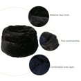 thumbnail image 5 of Yuangui Winter Cossack Hat for Men - Wind Resistant Black Beanie, 5 of 10