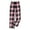 Pink, variant on Hpapadks Womens Casual Pants Winter Warm Plaid Flannel Casual Elastic Waist Pajama Pant Womens Slacks Coffee L