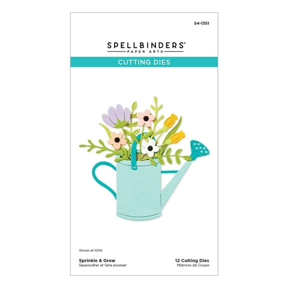 Spellbinders Etched Die From The Out And About Collection-Sprinkle & Grow