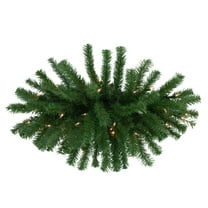 Northlight Pre-Lit Dorchester Pine Artificial Christmas Swag - 28" - Clear Lights