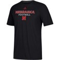 thumbnail image 1 of Adidas Mens Nebraska Football N Graphic T-Shirt, black, M, 1 of 1