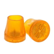 2pcs skid Stable Shock Absorb End Crutch Cane Rubber Tips 32mm