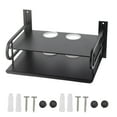 thumbnail image 2 of Box Double Layer Floating Wall Shelf TV Box Shelf Wall Mounted Router DVD Cable Box Shelf for Household, 2 of 8