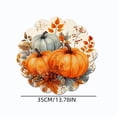 thumbnail image 2 of 5pcs Fall Pumpkin & Maple Leaf Seasonal Placemat, Waterproof Anti-Fouling Fabric, Thanksgiving & Halloween Themed Print, Decorative Table Mat for Kitchen Dining Room Autumn Party & Home Festive Decor, 2 of 6