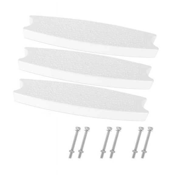 3PCS Universal Swimming Pool Ladder Steps, Swimming Pool Replacement Ladder Steps,with Stainless Steel Bolts