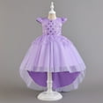 thumbnail image 5 of Godderr Kids Girls Princess Dress Birthday Dresses for Girls Tutu Dress Toddlers Formal Bridesmaid Dress Party Flower Girlevening Girl's Piano Performance Suit Size 4-12 Years, 5 of 7
