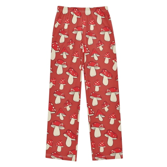 Mushroom Pajama Pants Soft and Lightweight Elastic Waistband Pajama Pants