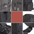 thumbnail image 4 of Fishing Backpack, Cylindrical Fishing Backpack Large Capacity Polyester Backpack,black, 4 of 5