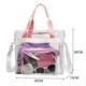 thumbnail image 2 of Bolso mano sencillo para mujer bandolera informal transparente impermeable gran capacidad natación al aire libre, 2 of 6