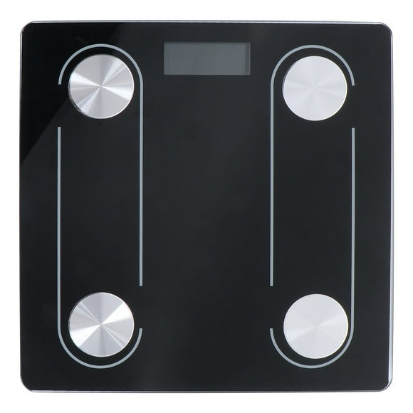 Miangastore Household Precision Scale Intelligent Weight Scale Body Fat Scale Health Scale Without Battery (Black)