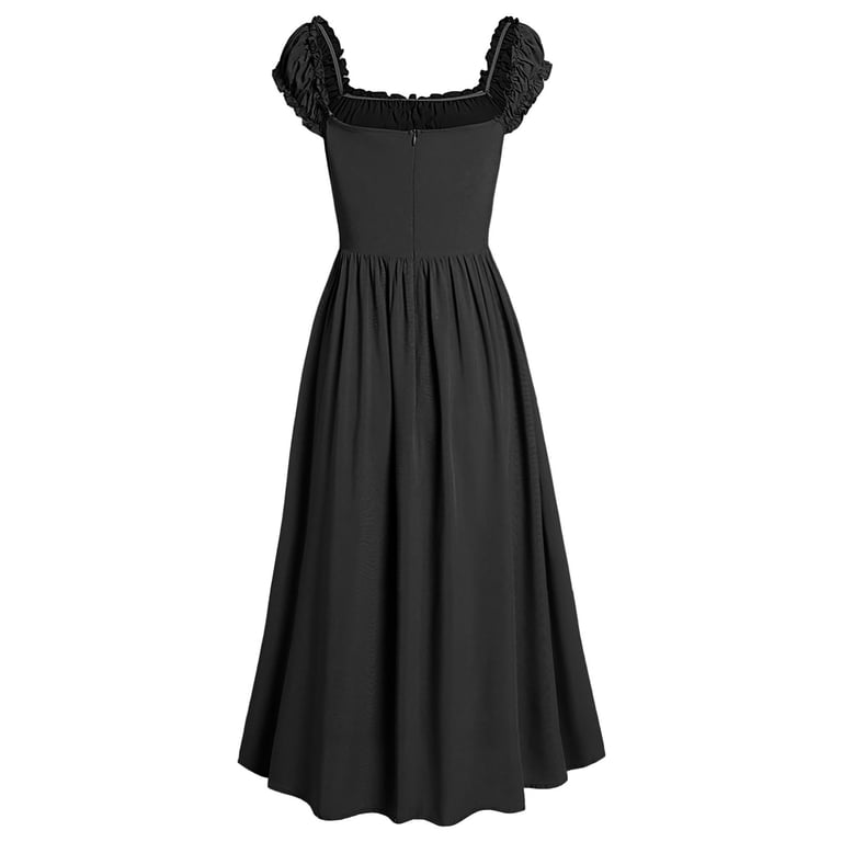 white christmas dresses Zapaka Women Black Homecoming Dress with Beading Spaghetti Straps Corset Cocktail Party Dress with Criss Cross Back, Black / US26W main image 1
