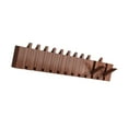 thumbnail image 4 of Rongfmy Wall Mounted Coat Rack, Flip Down Wall Hook Rack, Decorative, Entryway Coat Rack walnut color 12 key, 4 of 9