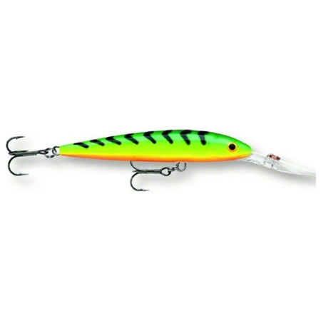 UPC: 0022677004242 | Rapala Deep Husky Jerk 4-3/4 1/2oz Firetiger DHJ12FT