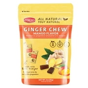 Pocas Ginger Chew Candy  (Pack of 4) Mango flavor