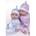 thumbnail image 5 of JC Toys Twins Muñecas Bebé Realistas de Cuerpo Suave de 13" Berenguer Boutique | Set de Regalo para Gemelos con Trajes y Accesorios Removibles | Rosa y Azul | Caucásico | Edades 2+, 5 of 5