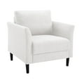 thumbnail image 6 of Naomi Home Claire Living Room Loveseat & Accent Chair, White, 6 of 6