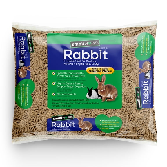 Small World Food for Rabbits 4lb Bag