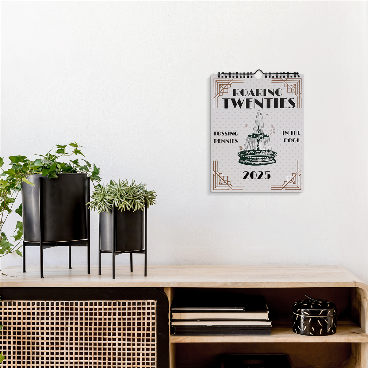 Qtmnekly 2025 Roaring Twenties Calendar Roaring Twenties Calendar Wall 