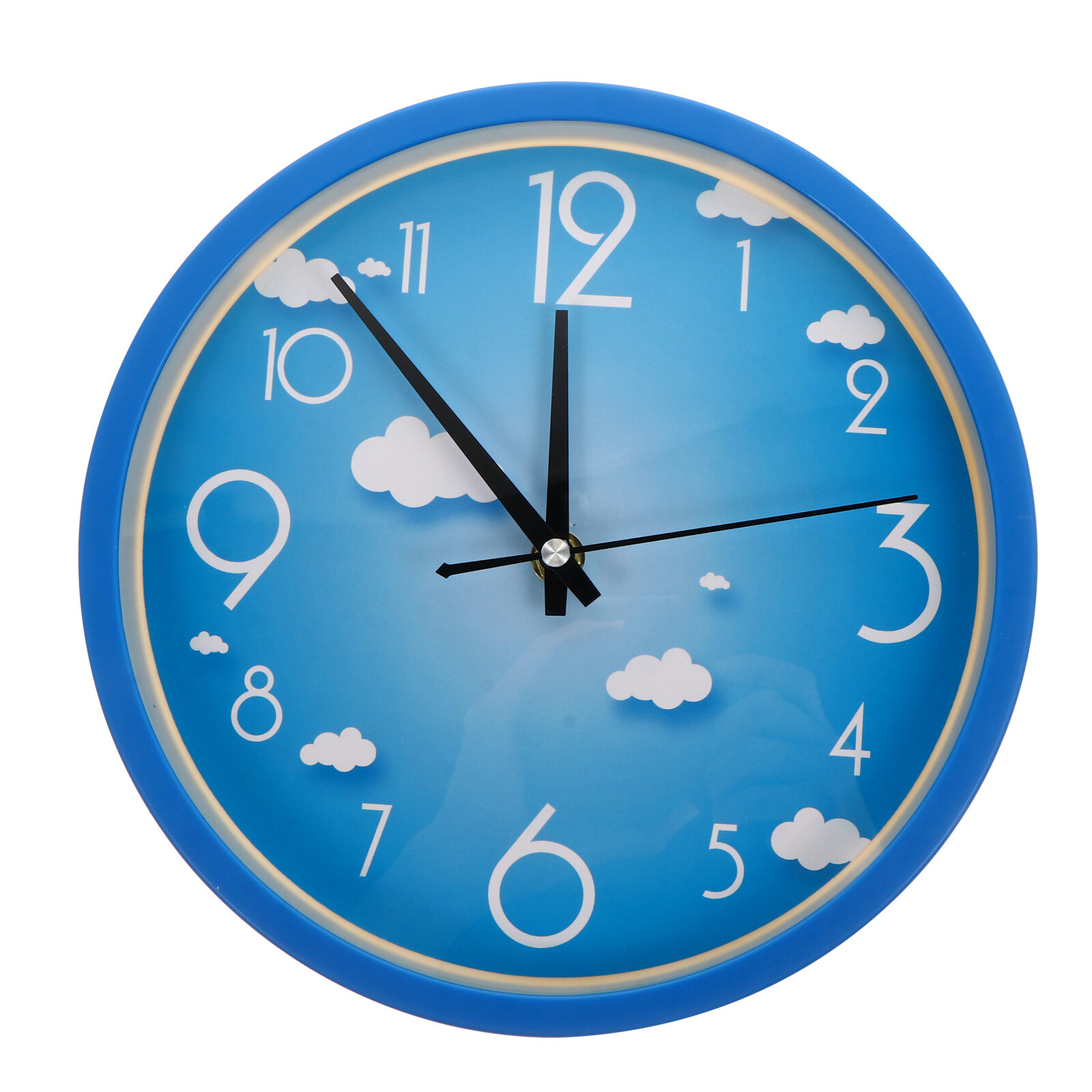 Hanging Wall Clock Hanging Wall Clock Battery Operated Cloud Pattern