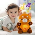 thumbnail image 5 of Raccoon Plush Toy for Anxiety Relief | Soft Fleece, Breathing Motion, Lights & Music | Sleep Aid, Calming Companion | Sensory Early Education Doll | Portable, Gift for Relaxation, 5 of 9
