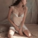 thumbnail image 5 of Pijama sexy para mujer, de satén hueco, sedoso, para el hogar, lencería sexy, camisón con tirantes calientes, 5 of 6