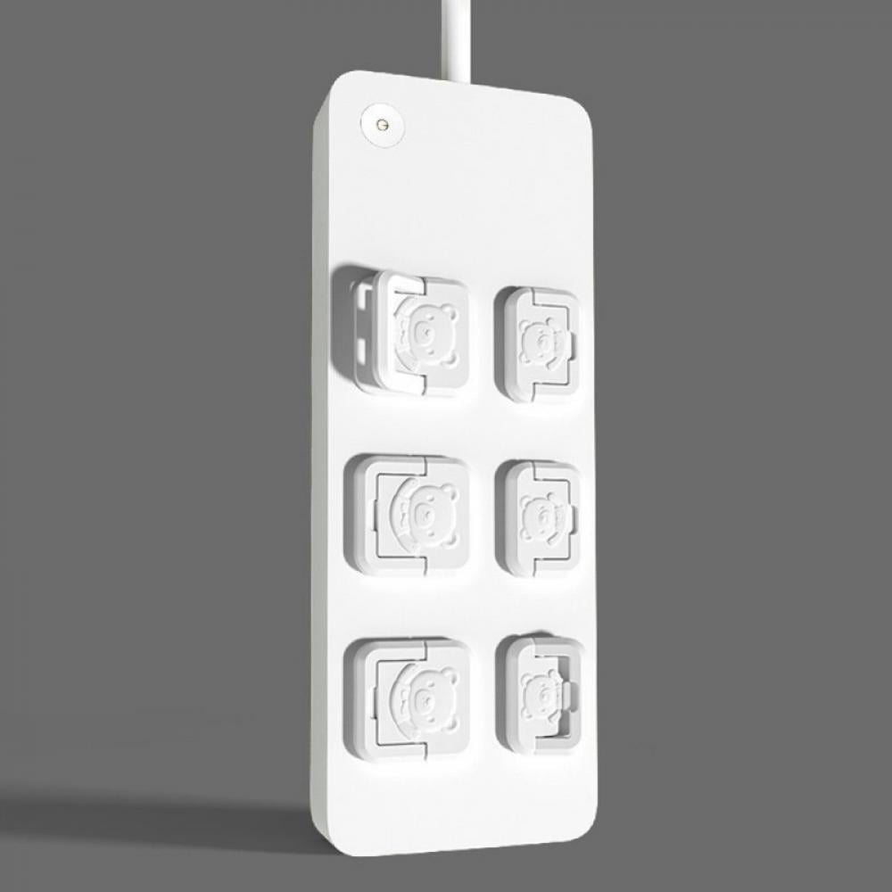 10pcs Outlet Plug Covers Child Proof Electrical Safety Caps for Unused Electrical Outlets, Guards Against Shocks,Plastic(3 Pole)