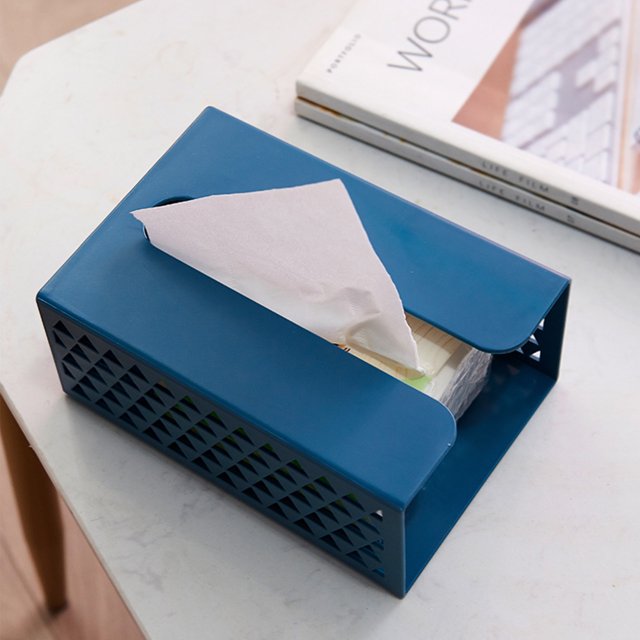 Funda para caja de pañuelos adhesiva de plástico Jadeshay