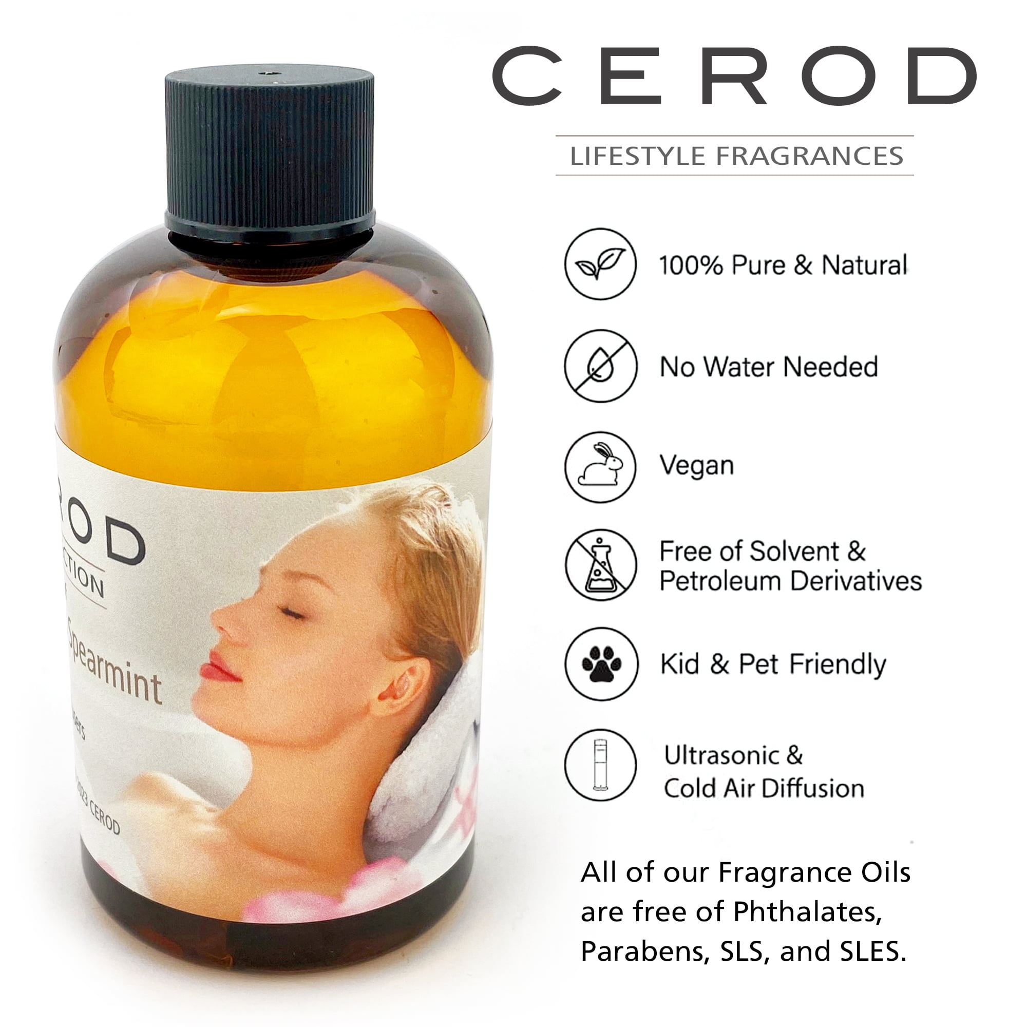 CEROD – Spa Collection Scents Set (3) - Diffuser Oil for Cold Air Waterless Diffusers -Eucalyptus Spearmint, Bamboo Garden, Spa Retreat - Aromatherapy Essential Oil Scents for Home & Office (3)