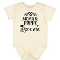 thumbnail image 3 of Inktastic Mema and Poppy Love Me Girls Baby Bodysuit, 3 of 5