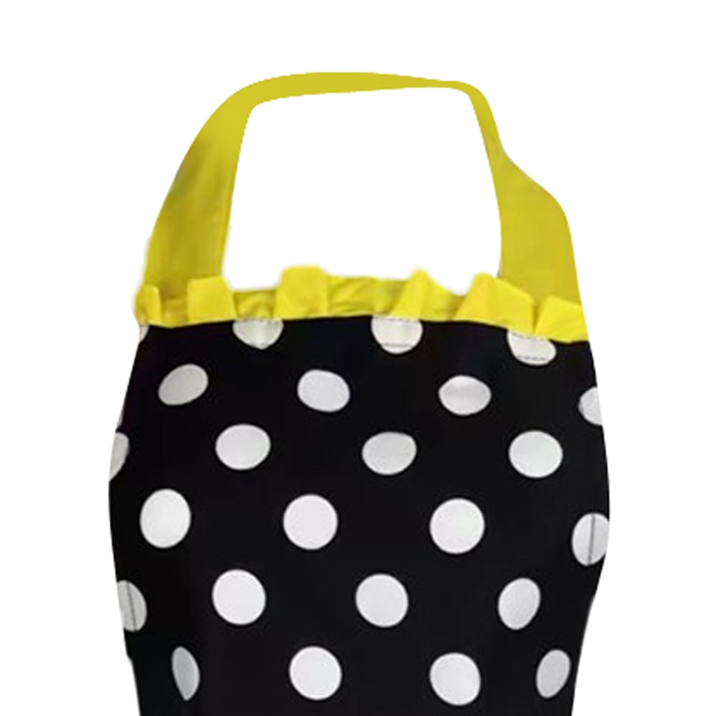 Fiocias Adjustable Kitchen Cooking s Bowknot Yellow