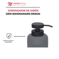 thumbnail image 2 of Namaro Design Dispensador De Jabón Gris Soho, 2 of 4