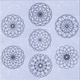 thumbnail image 1 of Ahgly Company Machine Washable Indoor Square Transitional Lavender Blue Area Rugs, 8' Square, 1 of 7