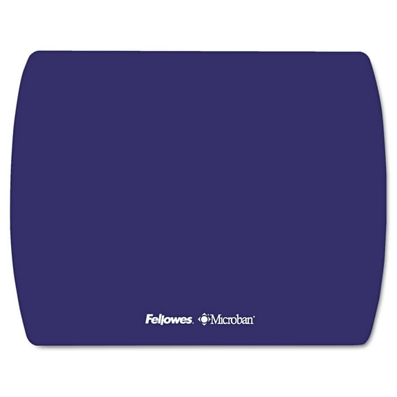 Fellowes Microban Ultra Thin Mouse Pad, Sapphire Blue