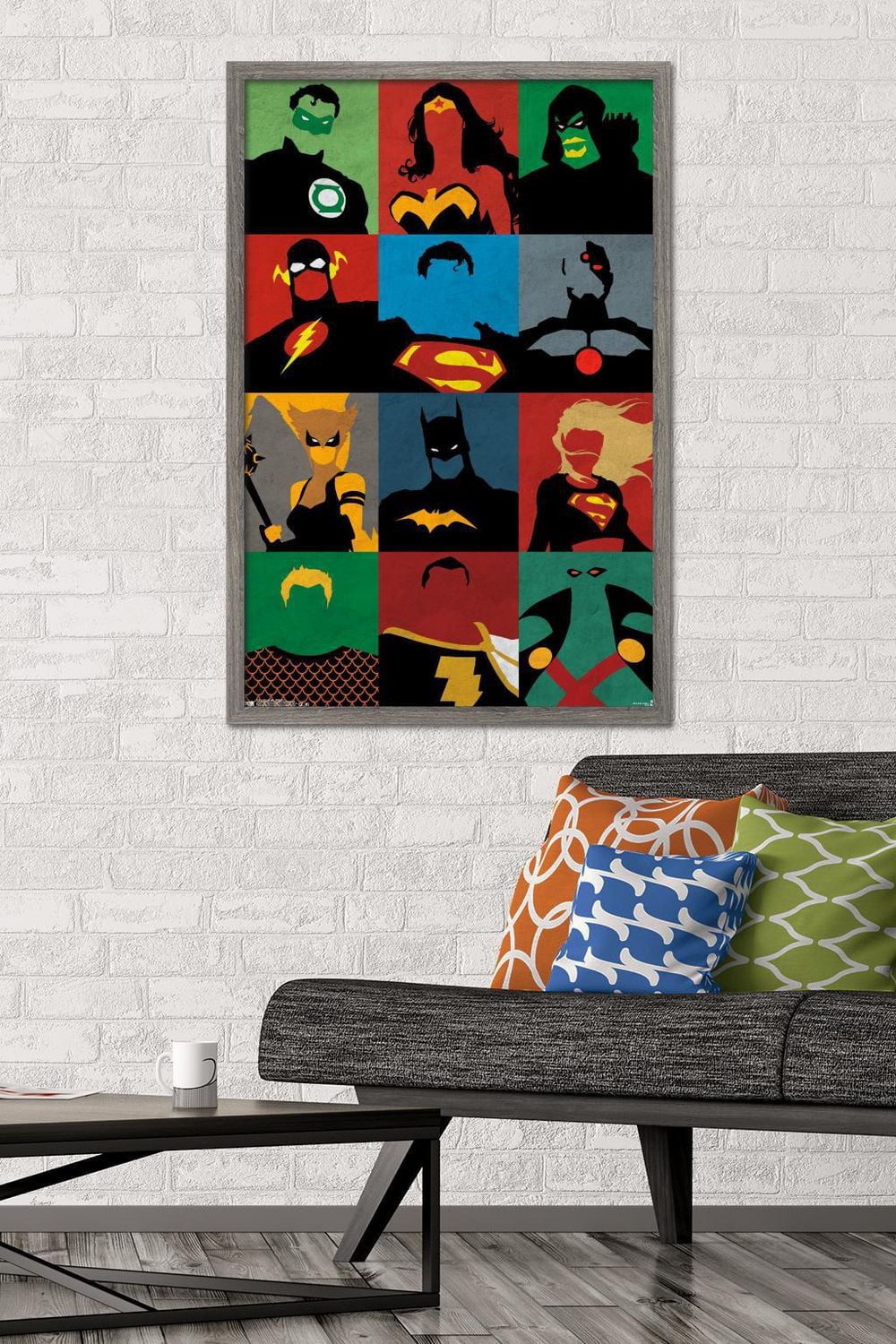 DC Comics - Justice League - Minimalist Wall Poster, 22.375" x 34"