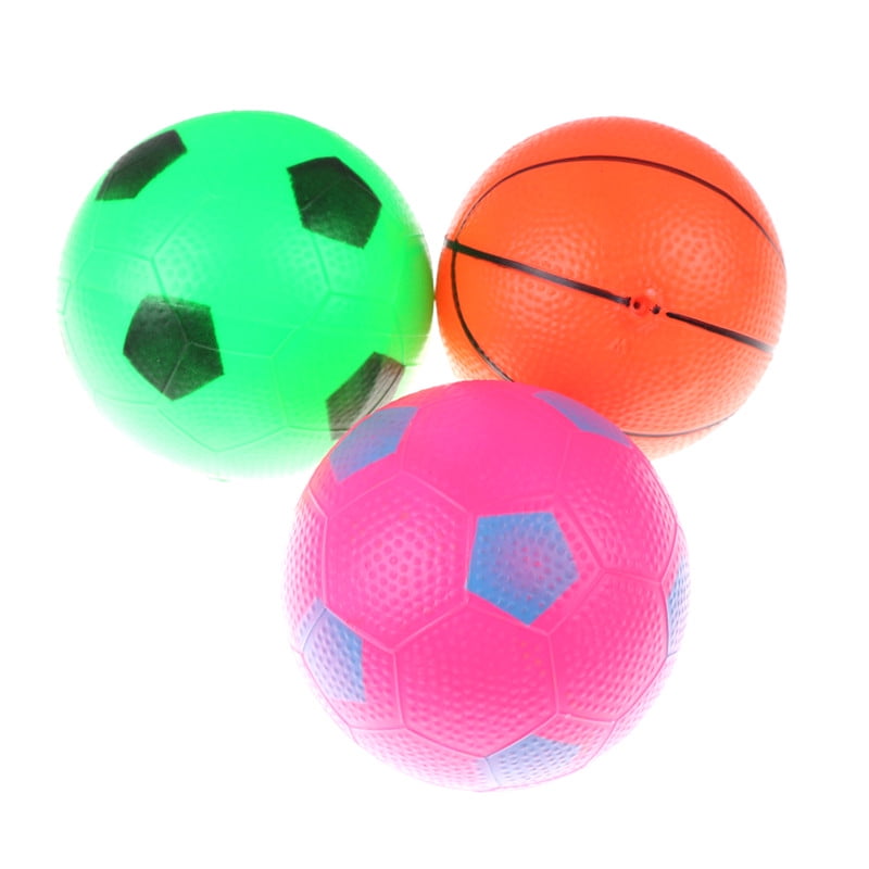 12cm inflatable basketball volleyball beach ball kids sports toy random color!UE 