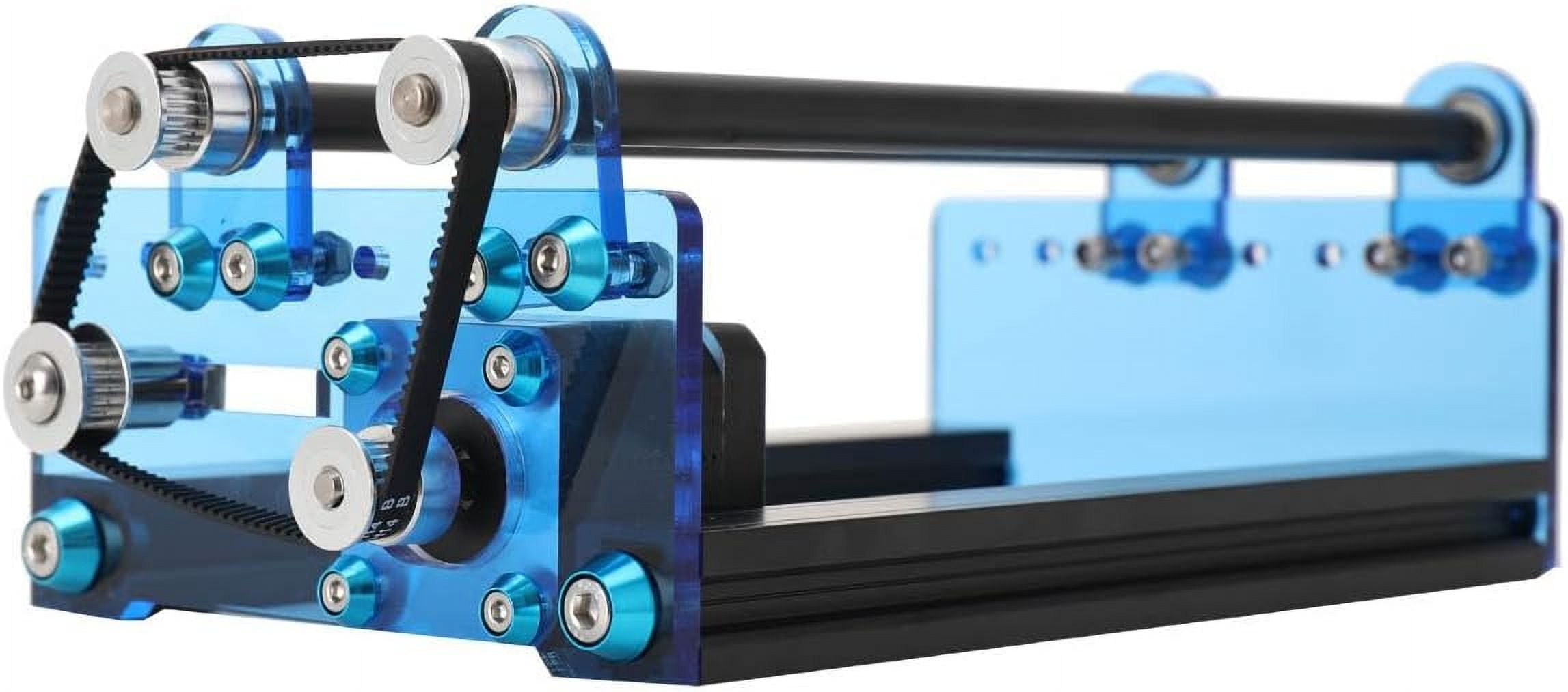 COYWEH Laser Rotary Y-axis Roller, Laser Engraver Rotary Attachment for Engraving Cutting Cylindrical Objects Cans