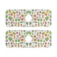 thumbnail image 7 of Yayeee Faucet Mat for Kitchen Sink 14.7" Diatomite Long Splash Guard Pad, Green Vegetables Pattern, 2 Pack, 7 of 7
