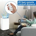thumbnail image 7 of 12,000 BTU Portable AC Units for Rooms,3-In-1 Air Conditioner,Remote,LED Display,24H Timer,White, 7 of 7